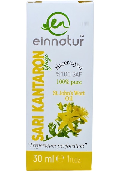 Einnatur Sarı Kantaron Yağı %100 Saf Zeytinyağında Maserasyon St John's Wort Oil 30 ML