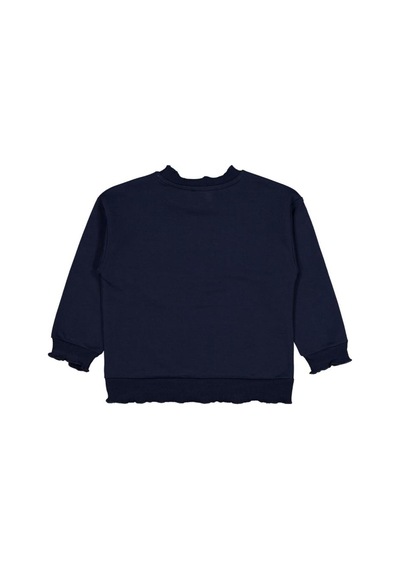 Civil Girls Best Vibes Nakışlı 2-5 Yaş Sweatshirt Lacivert