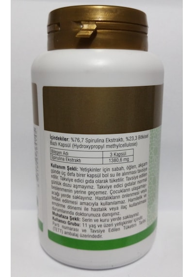 Ersağ Spirulina Gıda Takviyesi