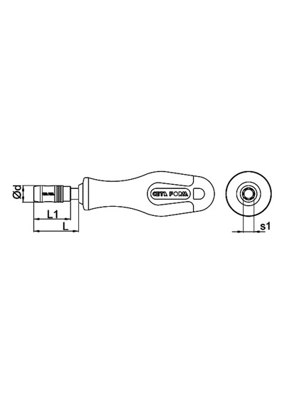 Ceta Form F26Lbt 14" CPlus Bits Tutucu Tornavida Kompakt
