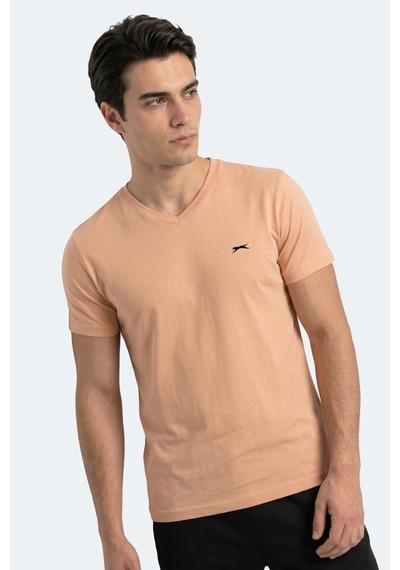 Slazenger Rıvaldo T Erkek Vizon Tişört