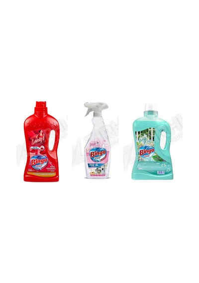 Bingo Yüzey Tem. Fresh 2.5 Lt + Toz 750 Ml + Yüzey Tem. Fresh 2.5 Lt 3'lü Set Diğer