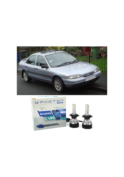 Ford Mondeo Mk1 Led Xenon Kısa Far Ampulü H1 Access Yeni Seri Beyaz 1993-1996