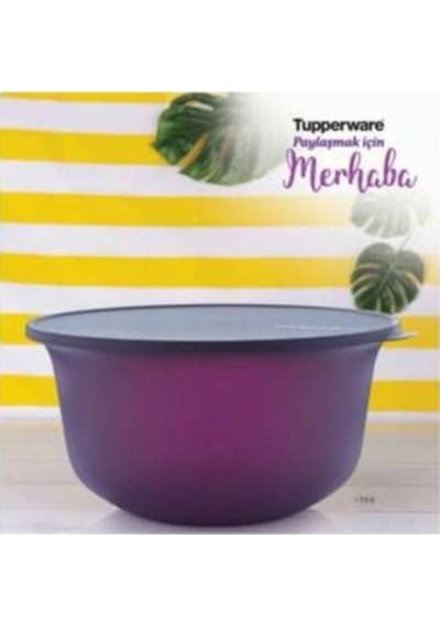 Tupperware Aloha Servis Kabı Bordo