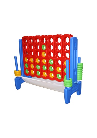 King Kids Hedef 4 Zeka ve Strateji Oyunu - Kırmızı/Mavi
