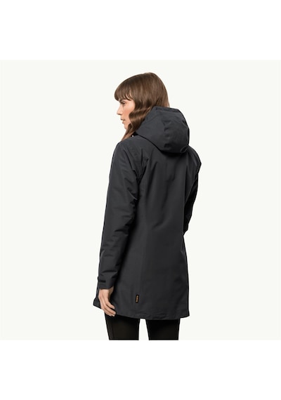 Jack Wolfskin Heidelstein Ins Kadın Mont Siyah