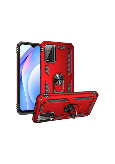Xiaomi Redmi 9t Kılıf Zore Vega Kapak Kırmızı