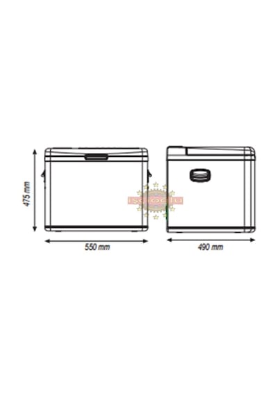 Indel B Oto Buzdolabı 45 Litre Kompresörlü Travel Box Tb45