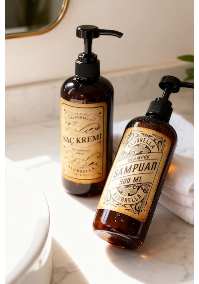 Amber Banyo Seti 6'lı Şişe, 500 Ml