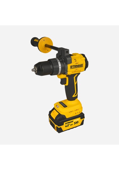Rtrmax Rts5015hp Kömürsüz Akülü Darbeli Matkap 90nm 20v 2x4 Ah Akü+rts5008 Slion Hpower