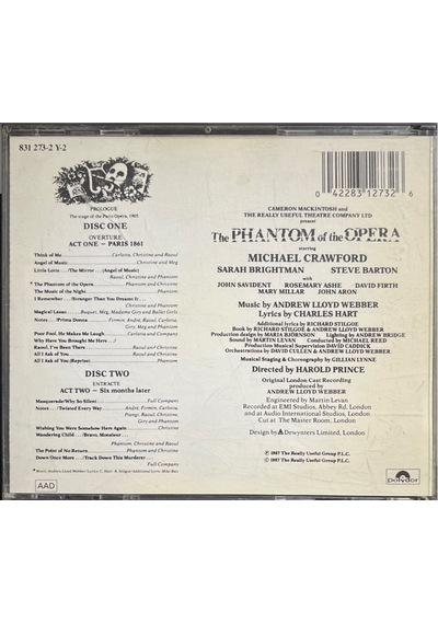 Müzik Cd'sidir Plak Değildir Cd The Phantom Of The Opera The Or