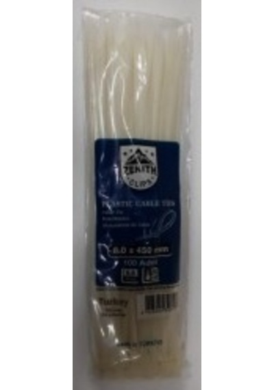 Zenıth Kablo Bağı 4,8x450 Mm Beyaz 100 Lü