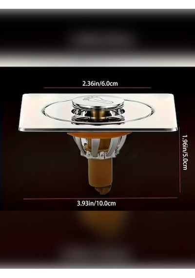 Gider Kokularına Son Banyo Gider Süzgeci, Banyo Gider Tıpası, Koku Böcek Engeller.giderli Alt Giderli