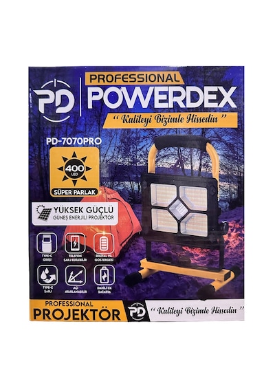 Powerdex Pd-7070pro Profesyonel Projektör Çok Renkli