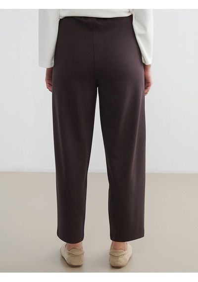 Lcw Modest Kahverengi Beli Lastikli Soft Touch Kadın Eşofman Altı