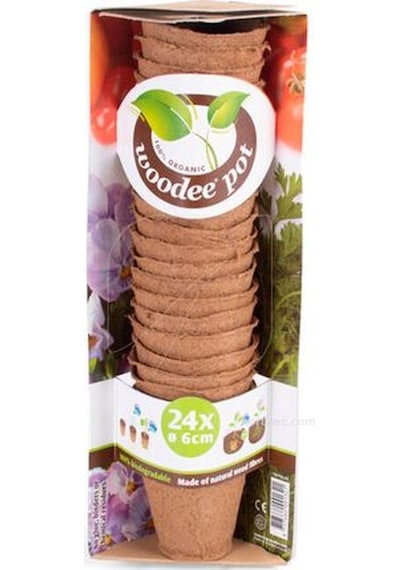 Woodee Pot 6x6 Cm 24 Adet