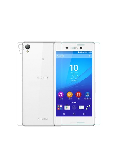 Sony Xperia M4 Aqua Kırılmaz Ön Ve Arka Cam Ekran Koruyucu Rz