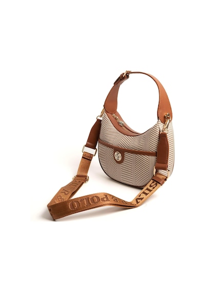 Silver Polo Bej - Taba Sp1194 Kadın Omuz Çantası Bej - Taba