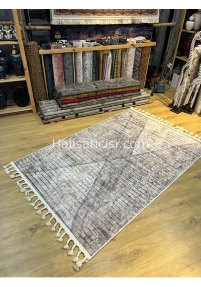 Salerno Çamaşır Makinesinde Yıkanabilir Kilim Halı Hs1050 Çok Renkli
