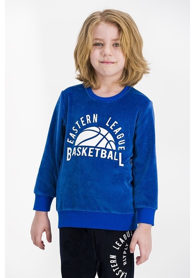 Rolypoly Rp1898 Basketball Erkek Çocuk Pijama Takımı Saks Mavi Rolypoly Rp1898 Basketball Erkek Çocuk Pijama Takımı Saks Mavi