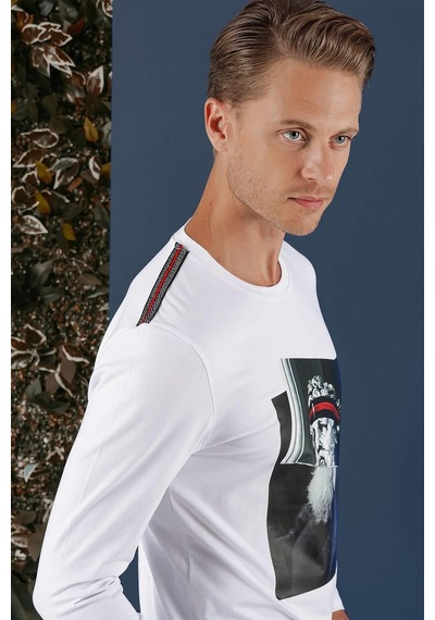 Efor Ts 863 Beyaz Spor T-shirt Beyaz