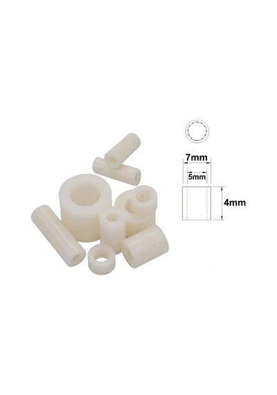 Motorobit 7X4Mm Led Distans (Standoff) - Beyaz