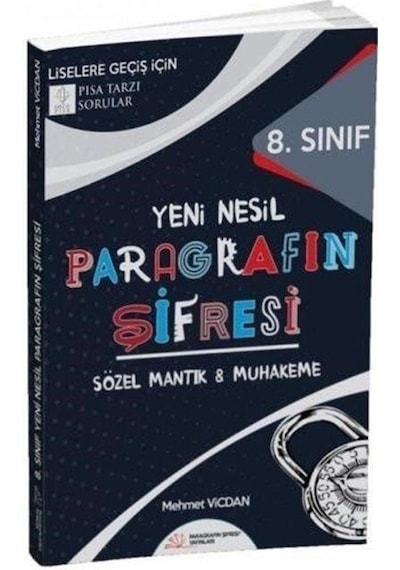 8.Sınıf LGS Yeni Nesil Paragrafın Şifresi Soru Bankası  -  Mehmet Vicdan  -  Paragrafın Şifresi