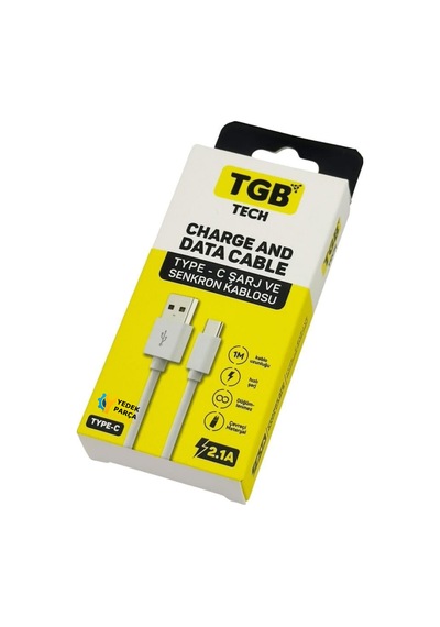 Tgb Usb To Type C Şarj Kablosu Tgb-017 Type-c Şarj Ve Senkron Kablosu