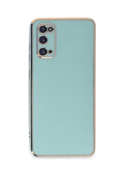 Samsung Galaxy S20 Kılıf Volet Silikon - Açık Yeşil