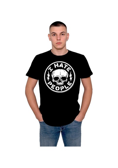 I Hate People İnsanlardan Nefret Ediyorum Tişört Unisex T-shirt 001
