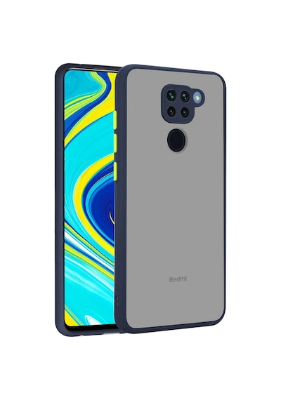 Xiaomi Redmi Note 9 Kilif Lens Korumali Mat Silikon Kapak 400012293