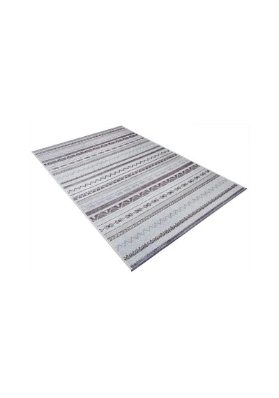 Gri Siyah Pamuk Polyester Modern İskandinav Yıkanabilir Halı - Yo13000a Gri - Siyah