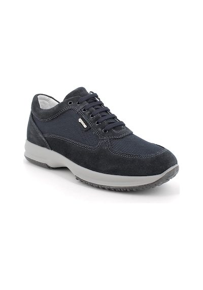Sneaker Günlük Erkek 7621100 Igı&co Utt 76211 Scamosc./rete Blu Scuro Blu Scuro