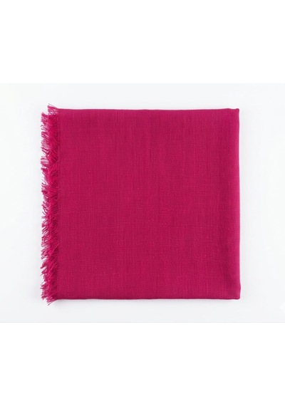Özense Çift Flamlı Pamuklu Terletmeyen 4 Mevsim Kullanılabilir 100x100 Cm Vişne Çürüğü Renkli Eşarp