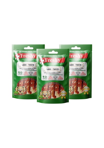 Freshy Lamb Twists Kuzulu Burgu Çubuk 30'lu 3 x 100 G