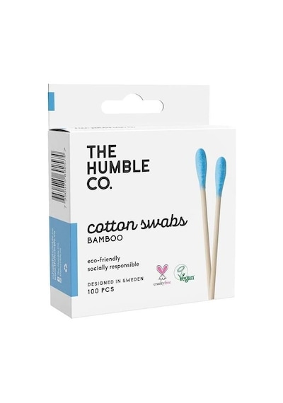 Humble Cotton Swabs Bamboo Mavi Kulak Çubuğu 100 Adet