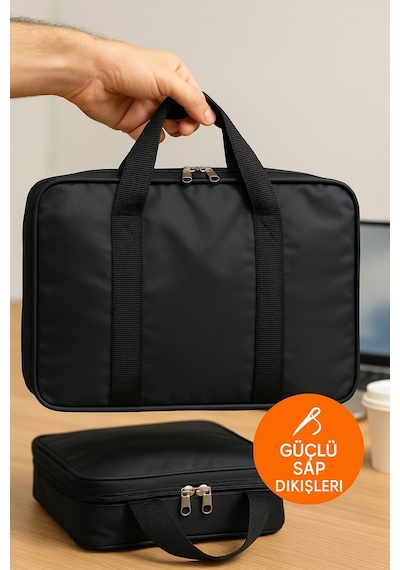 Laptop Çantası 13 14 15.6 İnç Uyumlu Suya Dayanıklı Laptop Taşıma Çantası 3 Katmanlı Koruma