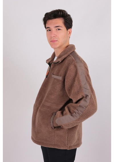 Five Pocket Ff23b6051 Erkek Peluş Mont Vizon