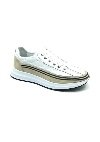 Dropland 9141 Hakiki Deri Erkek Casual Ayakkabı Beyaz