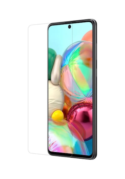 Samsung Uyumlu Galaxy A71 Kırılmaz Ekran Koruyucu Temperli Cam (421622495)