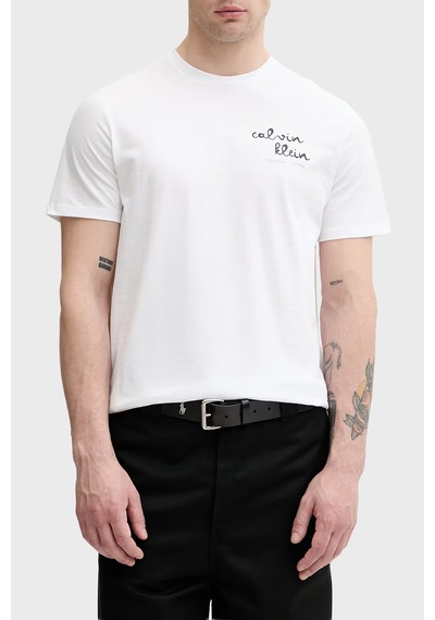 Calvin Klein % 100 Pamuk Slim Fit Logolu Bisiklet Yaka T Shirt Erkek T Shirt Lv04rg837g Yaf Beyaz Calvin Klein % 100 Pamuk Slim Fit Logolu Bisiklet Yaka T Shirt Erkek T Shirt Lv04rg837g Yaf Beyaz