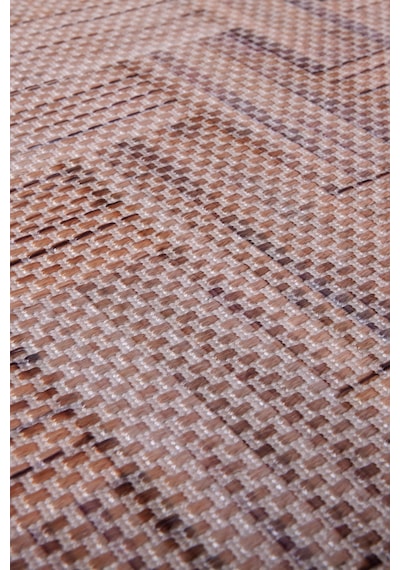 Decoser Hasır 8051 Kahve Halı Kilim Kaymaz Taban Salon Mutfak Kesme Yolluk Kahverengi
