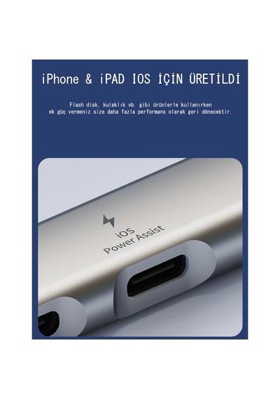 Cr28 5in1 Type-c Apple Uyumlu iPhone 15 Ve Üstü & Usb-a Hub İ-os Pd Çoklayıcı Adaptör 3,5mm Kulaklık Çıkışlı Alüminyum Kasa 01