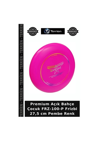 Premium Açık Bahçe Çocuk Frz-100-p Frizbi 27,5 Cm Pembe Renk