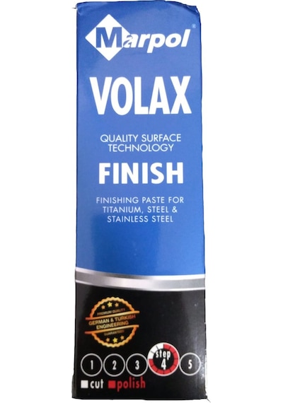 Marpol Volax Finish Polisaj Cila Çelik Titanyum İçin Parlatıcı Me