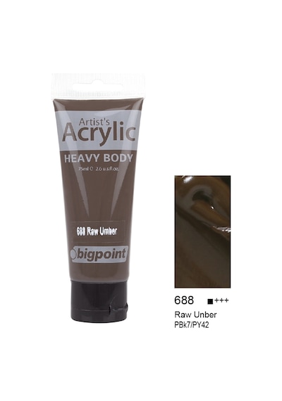Bigpoint Akrilik Boya 75 Ml Raw Umber 688