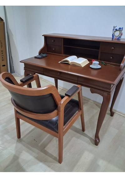 Çalışma Masa 90660 Klasik Takım Dilimli Sandaly Lüks Klasik Ceviz Renk Model Kahverengi Çalışma Masa 90660 Klasik Takım Dilimli Sandaly Lüks Klasik Ceviz Renk Model Kahverengi
