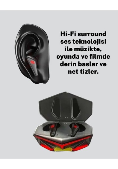 Kablosuz Bluetooth 5. 0 Metal Kasa Kulaklık Yeni Nesil ..