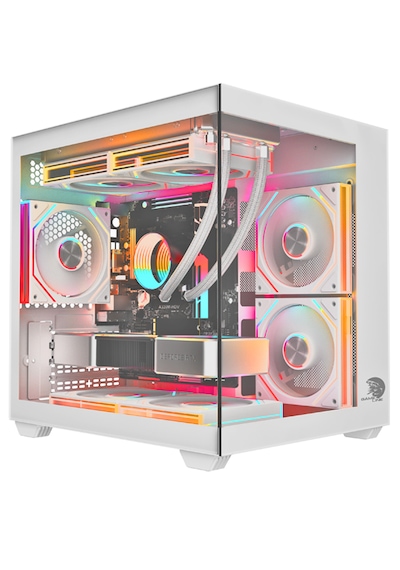 Gameline Hıper V4 5x Rgb Fanlı Usb 3.0 Gaming Bilgisayar Kasası Beyaz