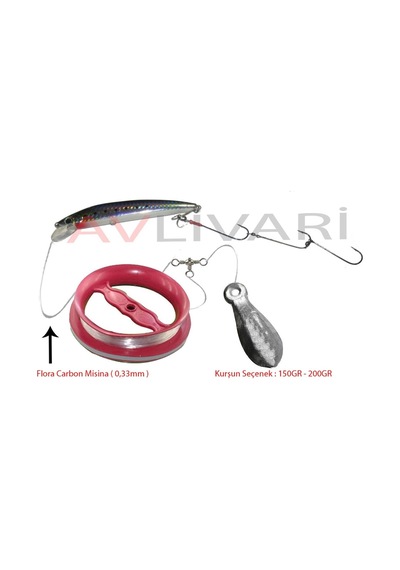 Tekneler Için Lüfer - Zargana Komple Set